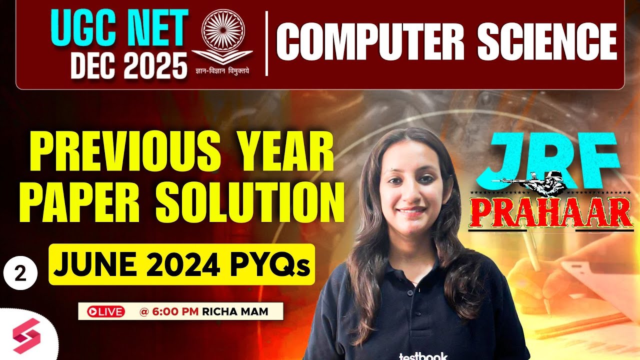UGC NET Computer Science Preparation | UGC NET Computer Science Previous Question Paper #2 By Richa