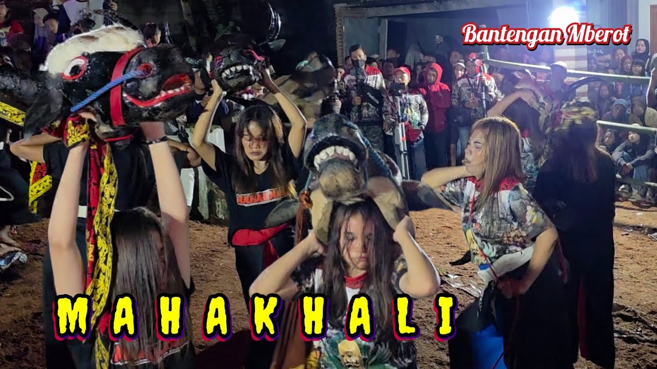 Heboohhh..Turunnya Si Ratu Bandil - Bantengan MAHAKHALI Live Loduwur Baran Sidomulyo Jabung