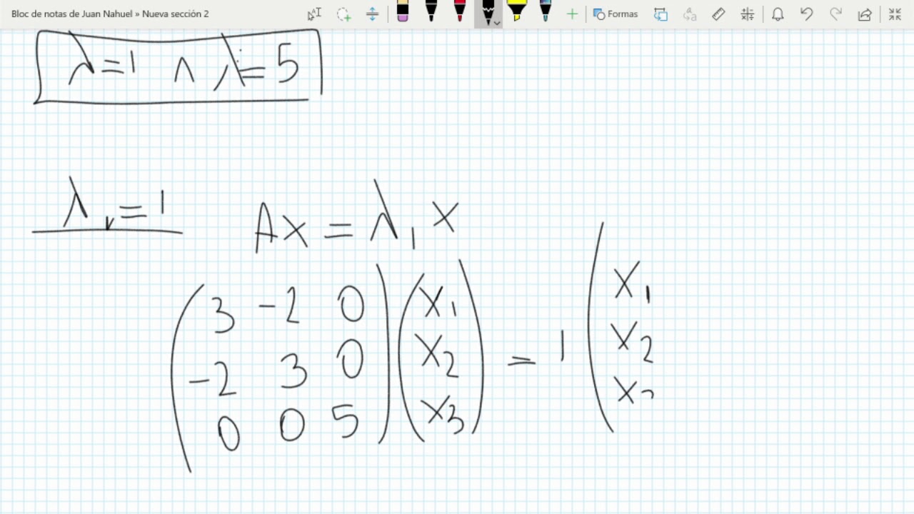 Diagonalización Matriz 3x3