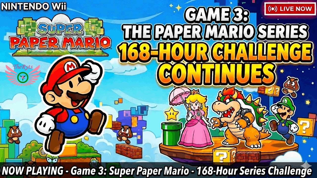Game 3: The Paper Mario Series 168-Hour Challenge Continues - Ep 03