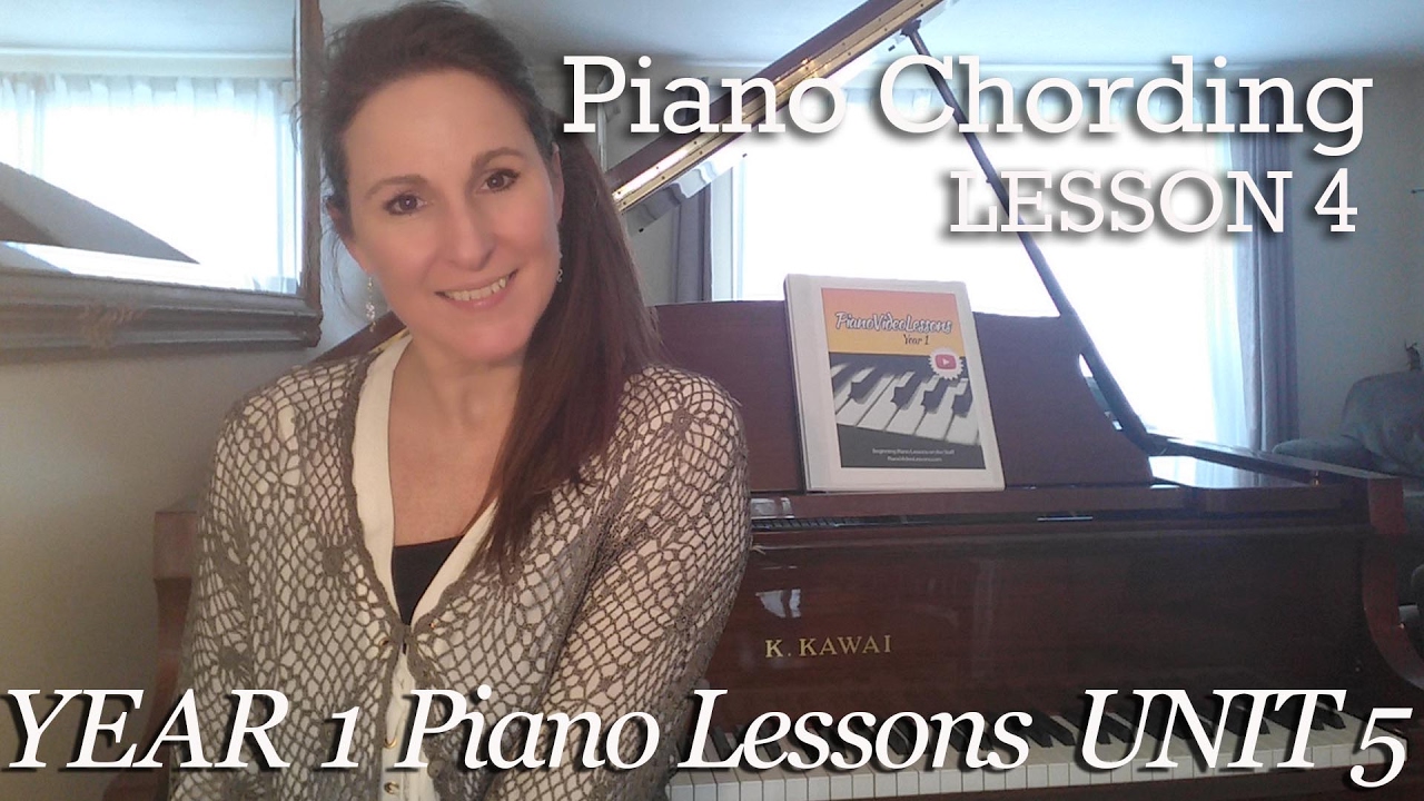 Piano Chording Lesson 4 [5-4] Blow the Man Down - Chording with Major and Minor Triads - Tutorial