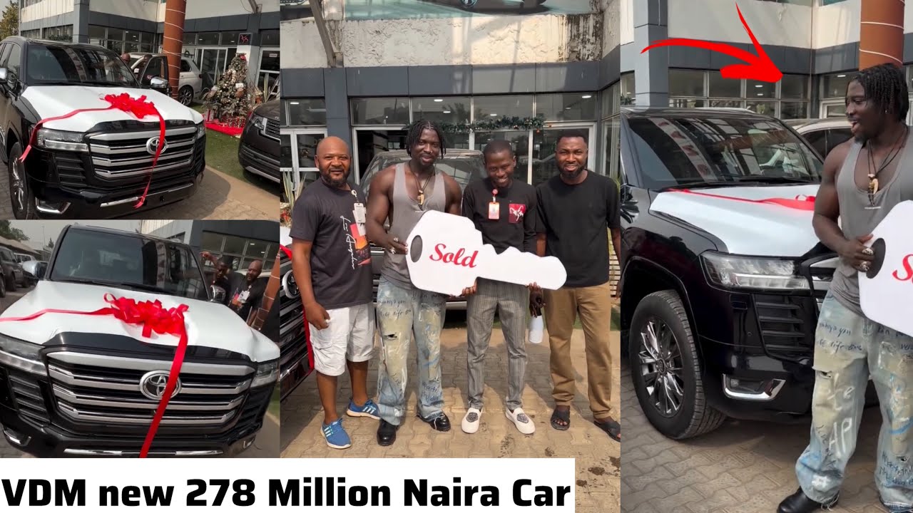 Verydarkman Splash N278.000.000 Million on a New Car just after Burna Donated N140M & Wizkid Grammy