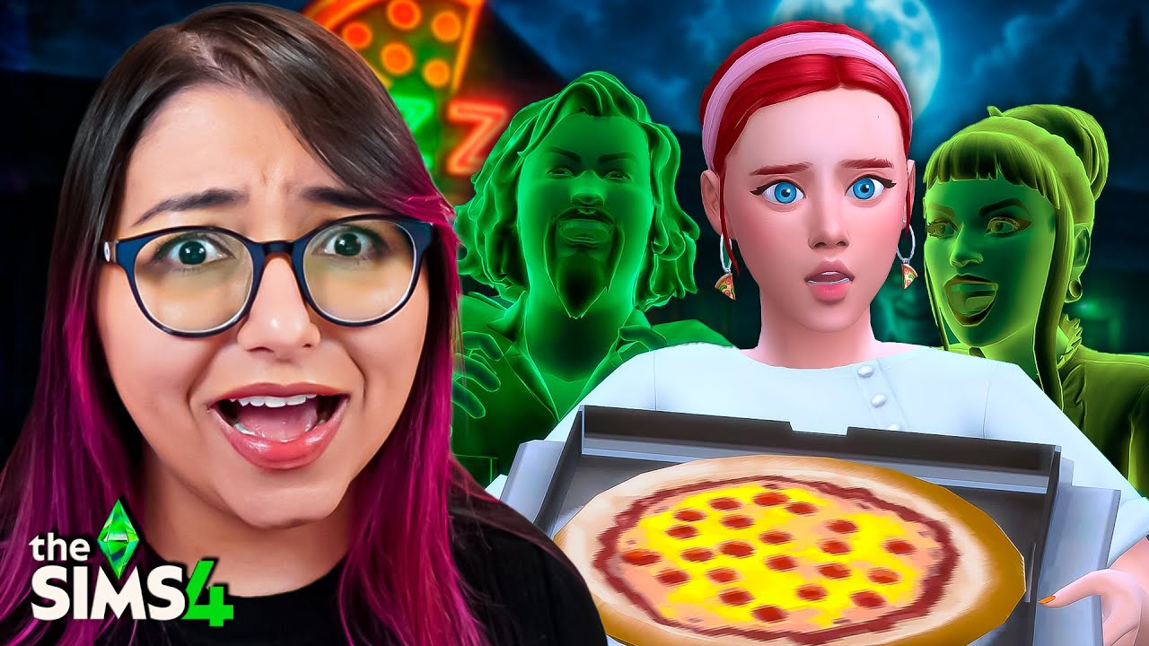 Como é ter uma PIZZARIA ASSOMBRADA no The Sims 4?