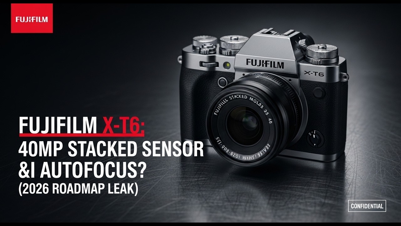 Fujifilm X-T6: 40MP Stacked Sensor & AI Autofocus? (2026 Roadmap Leak)
