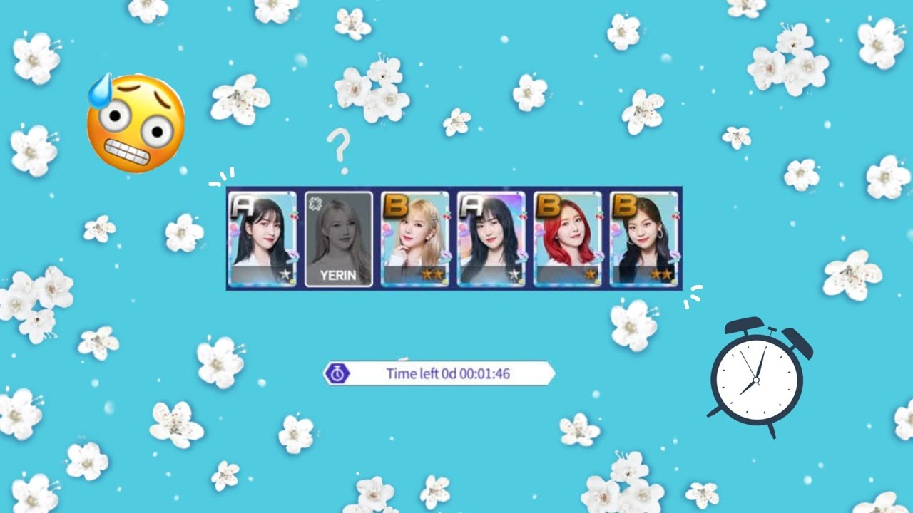trying to complete gfriends october 4th le w/ 6 minutes left 🍒 superstar gfriend