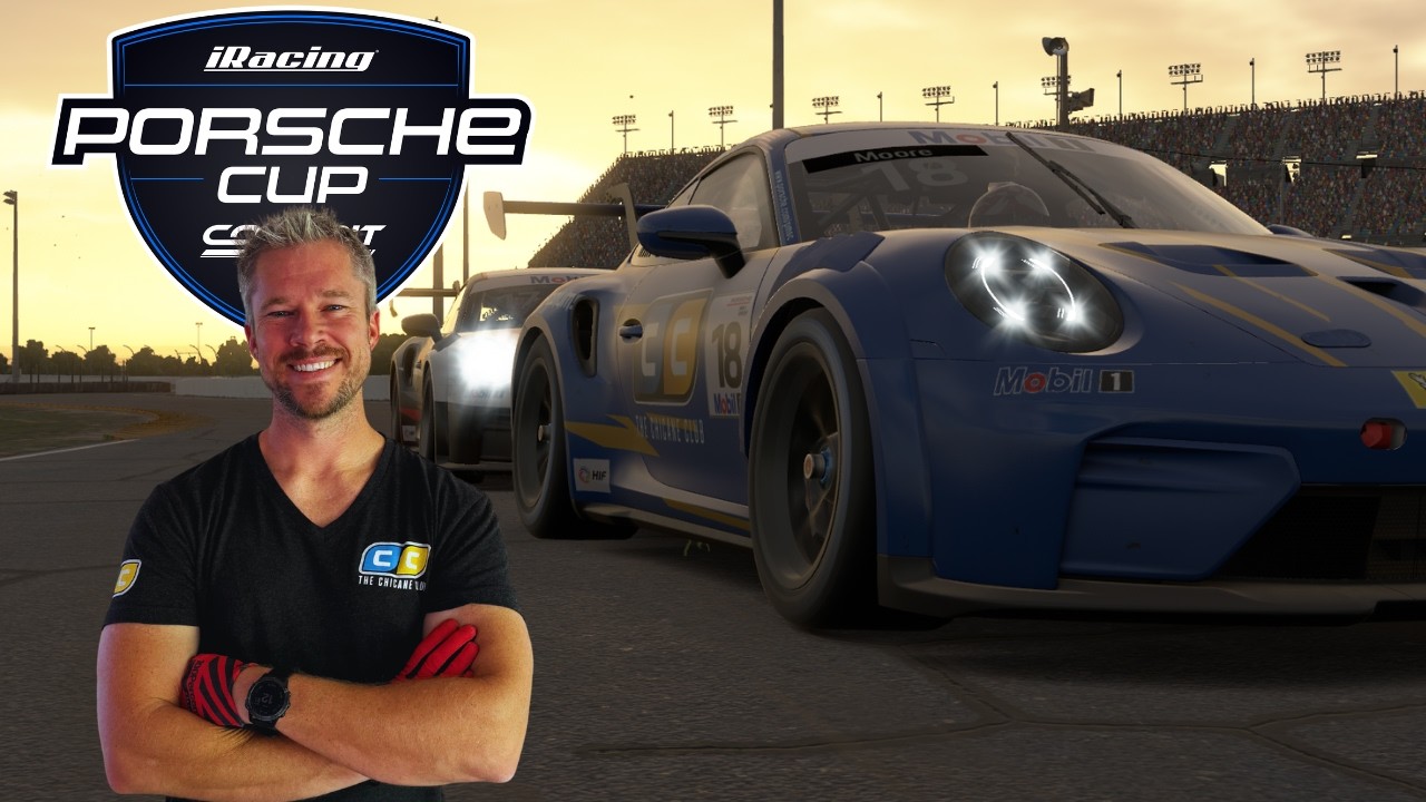 Это гонки! | Porsche Cup iRacing в Дайтоне