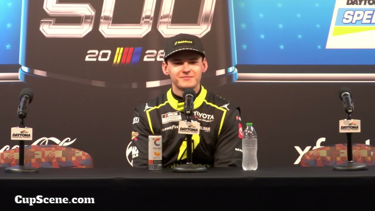 Гонка NASCAR в Дейтоне, февраль 2026 года: Кори Хайм после квалификации.