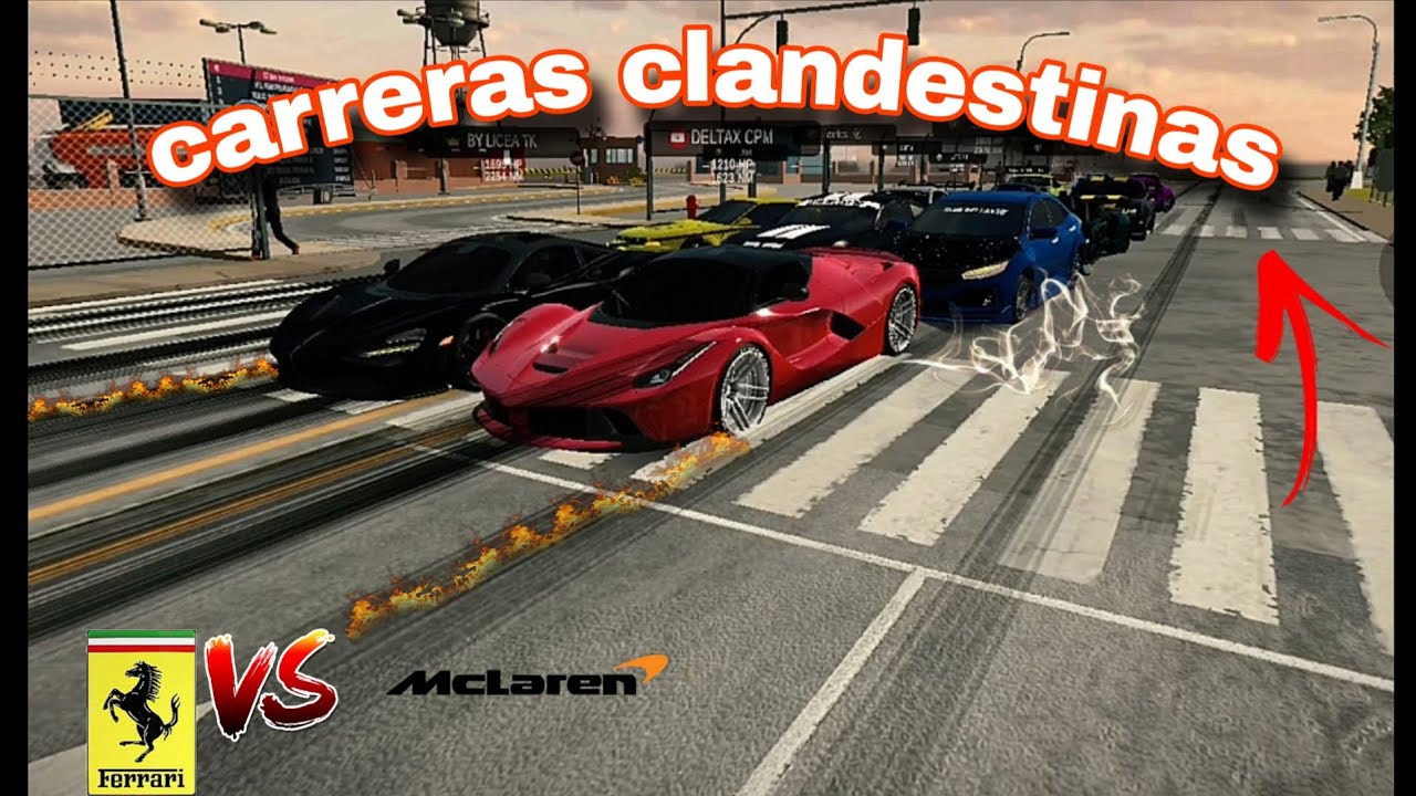 CARRERAS CLANDESTINAS CON EL MEJOR DE CAR PARKING MULTIPLAYER!. 😨🏎️🏁