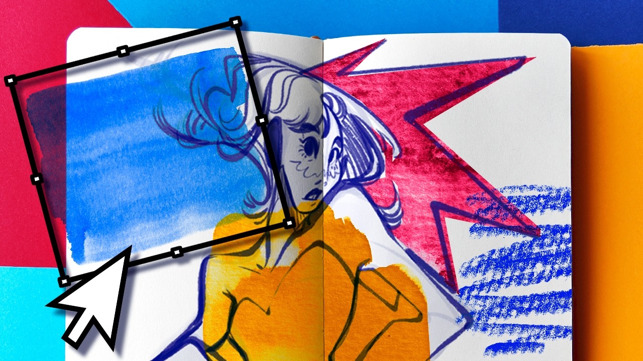 HE HECHO MIS PROPIAS TEXTURAS EN TRADICIONAL PARA COLOREAR EN DIGITAL | IvArt