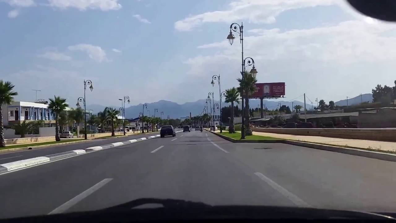 Balade en voiture route M'diq - Martil (05/09/2016)