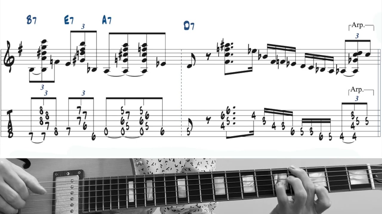 Joe Pass Sweet Lorraine Transcription