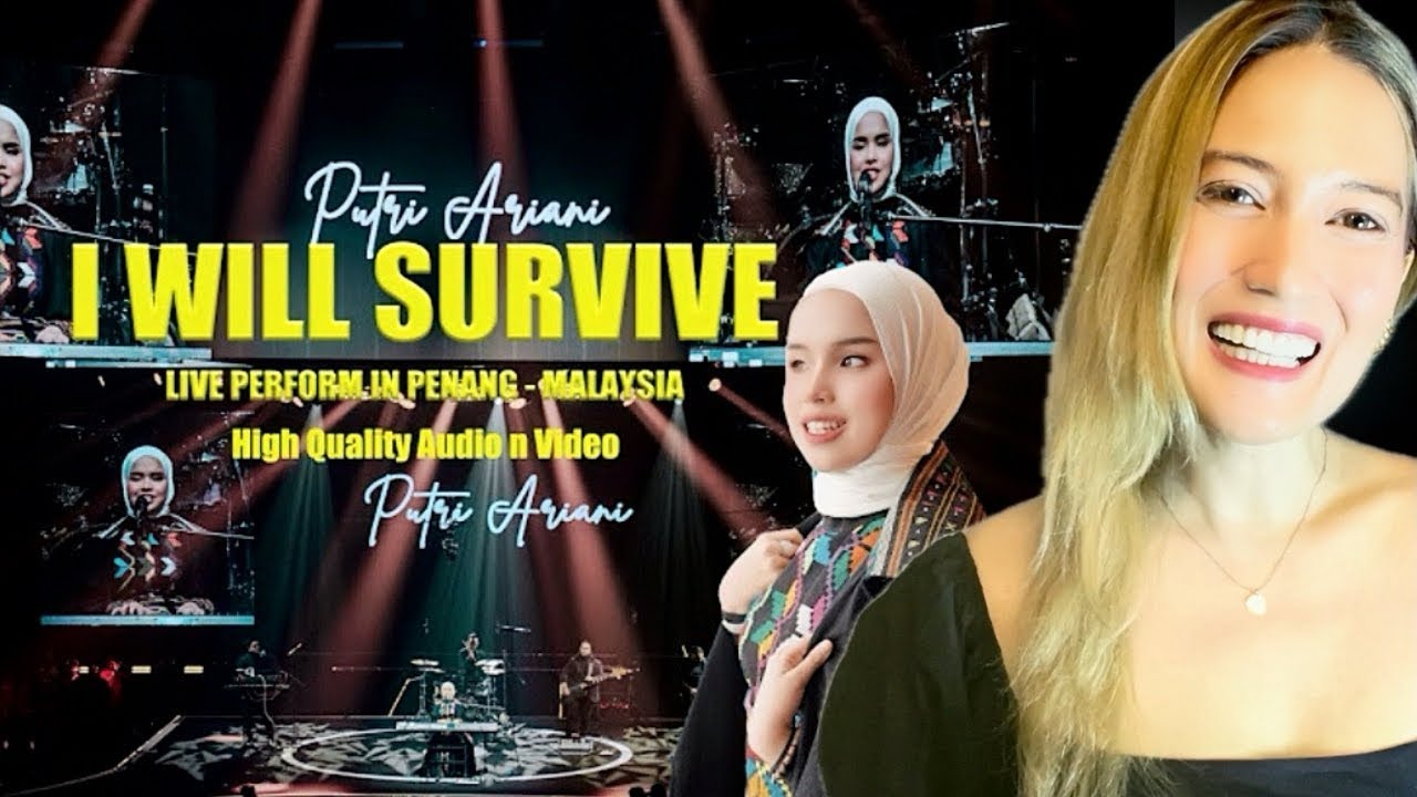 REAKSI Putri Ariani | “I Will Survive” by Gloria Gaynor | Live Cover!!! | Cantik!