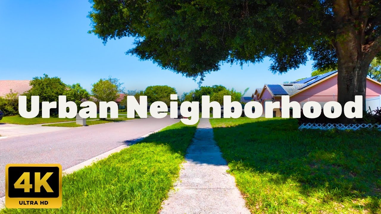 Orlando, Florida Urban Neighborhood Walk [4K/60 HDR]