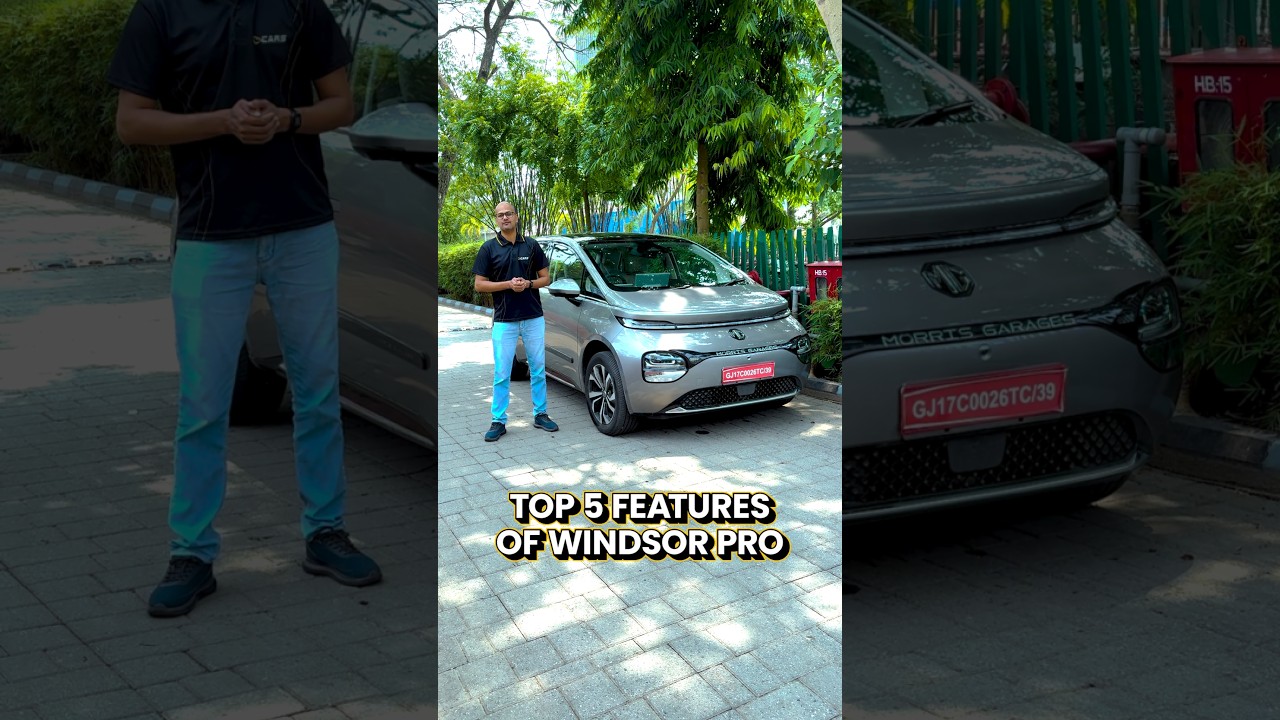 MG Windsor Pro&rsquo;s Top 5 Features Over Standard Windsor EV! #V3Cars #MG #MGIndia #MGWindsor #WindsorEV