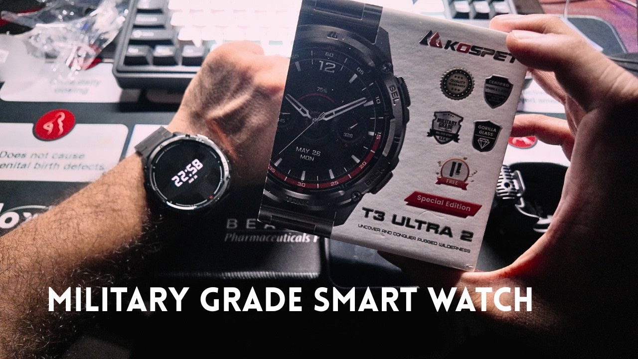 Software Engineer’s Favorite Smartwatch – KOSPET Tank T3 Ultra 2 Special Edition Review