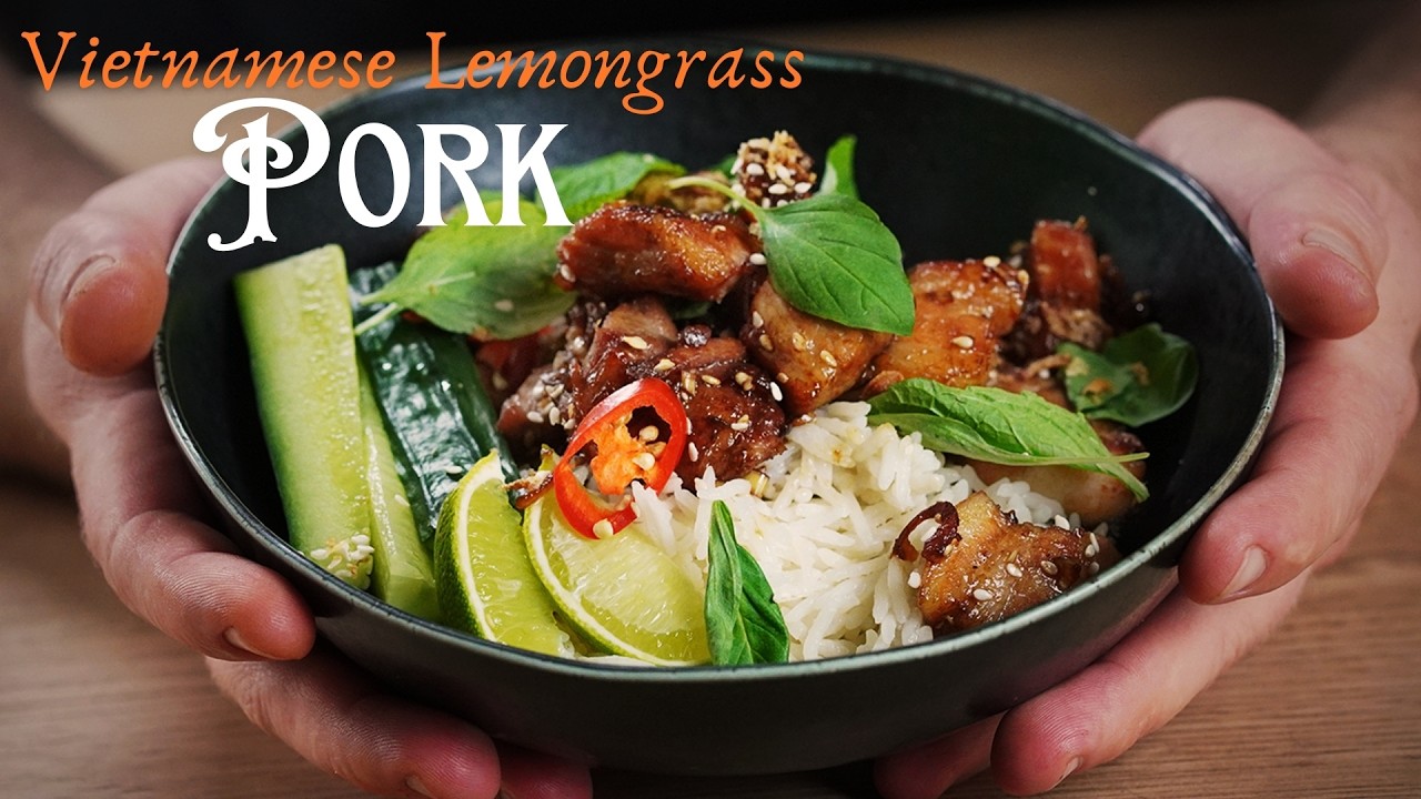 Sticky Pork Belly I Vietnamese Style Lemongrass Pork 🐷