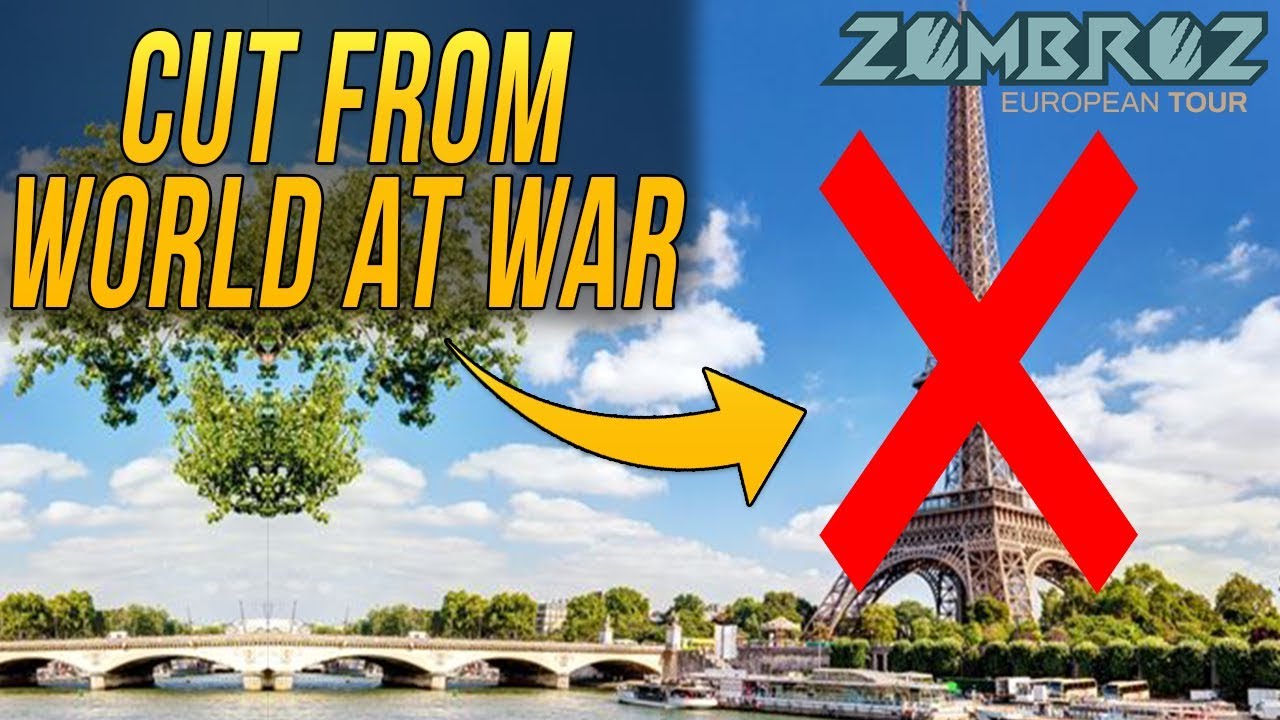 The World at War DLC 4 Secret | The Paris Zombie Map We Never Got Explained | Zombroz European Tour
