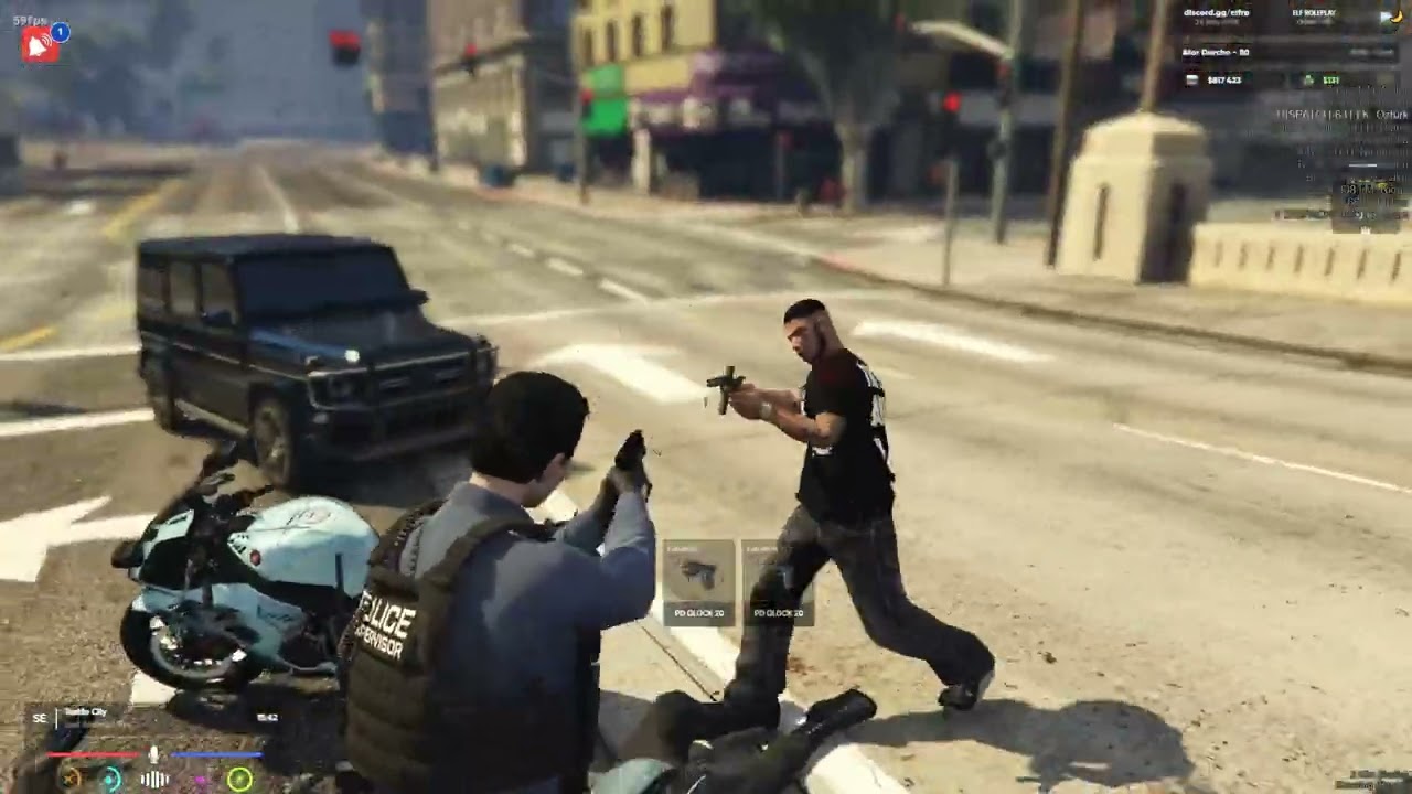LSPD GÜNLÜKLERİ - GUN & KOMİK ANLAR #elfrp #lspdtr #fivem