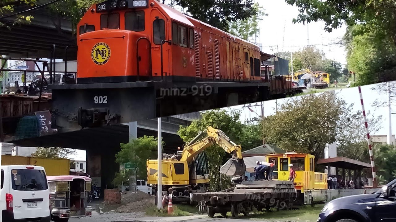 PNR Work Train at San Andres, Manila (February 17, 2023)
