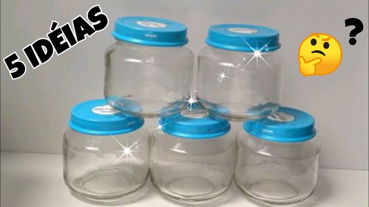 5 IDÉIAS INCRÍVEIS COM POTES DE PAPINHA ❤️