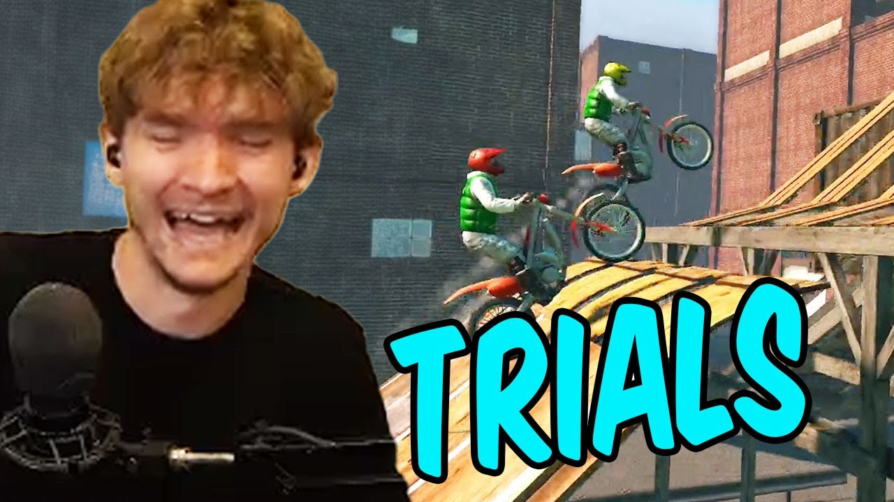 Teo plays Trials Evolution with Sammy and Flash