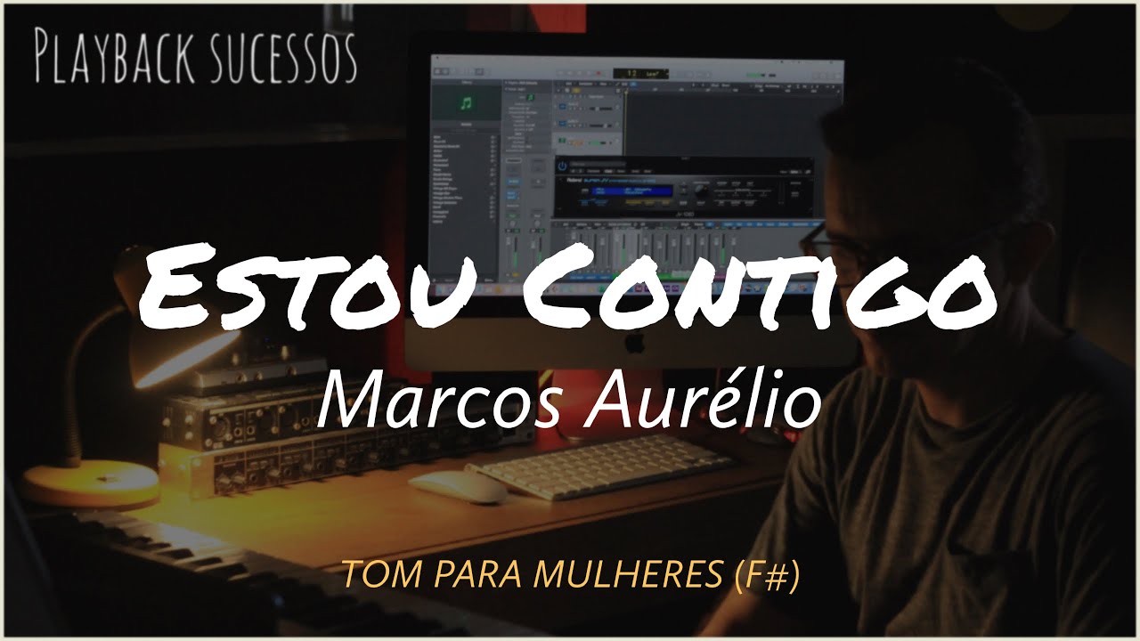 Estou contigo | Playback Tom Para Mulheres (F#)