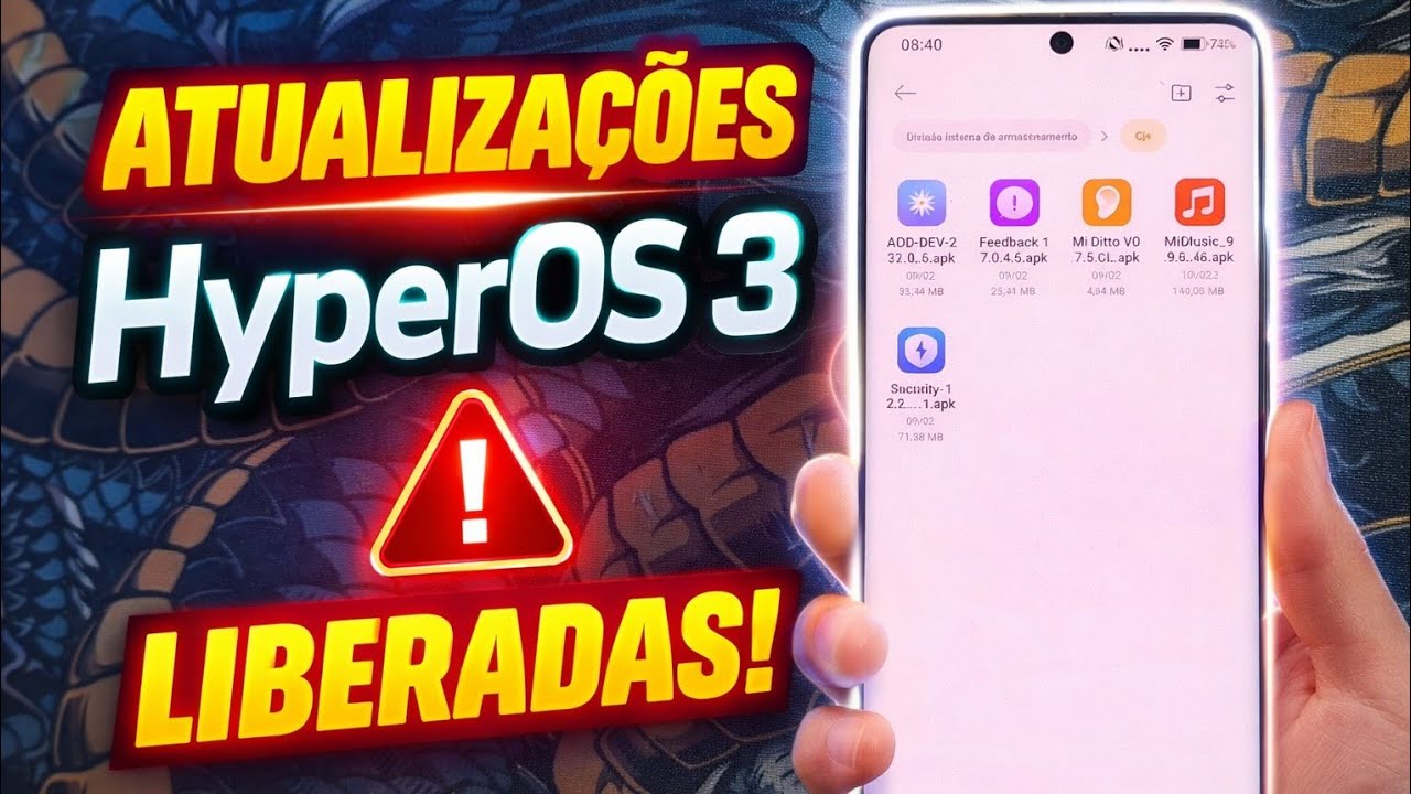 🤩Atualização HyperOS 3: Apps de Sistema Liberados! Melhore o seu Xiaomi AGORA!😘