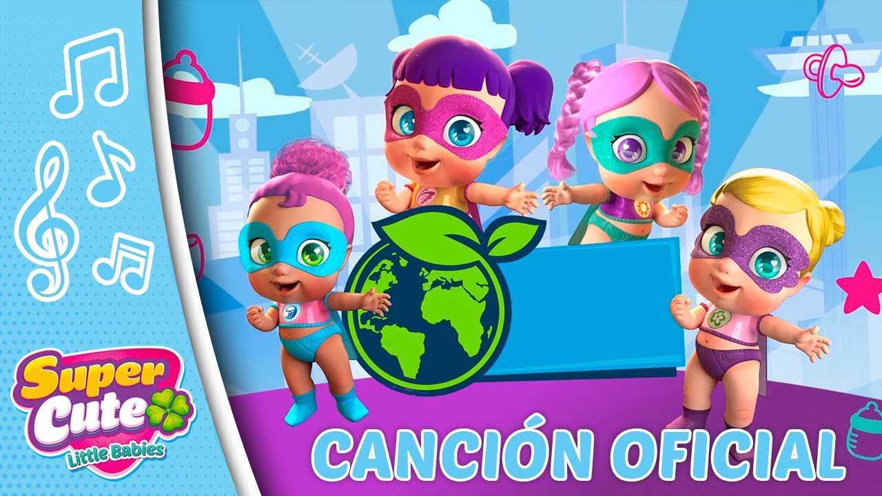 SUPERCUTE LITTLE BABIES - 🎶 CANCIÓN OFICIAL en INGLÉS 🍀🍼 | DIBUJOS ANIMADOS