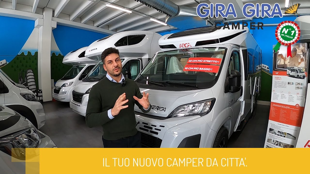 🚐 NUOVO ARCA AMERICA COMPACT 699 lg – Il Camper Compatto di Lusso con Tutti gli Optional! ✨