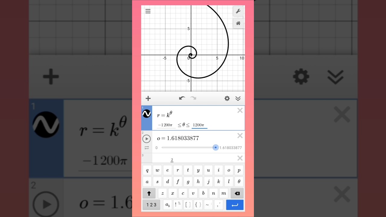 HOW TO MAKE GOLDEN RATIO IN DESMOS #desmos#maths #desmosanimation #mathanimation#goldenratio #maths