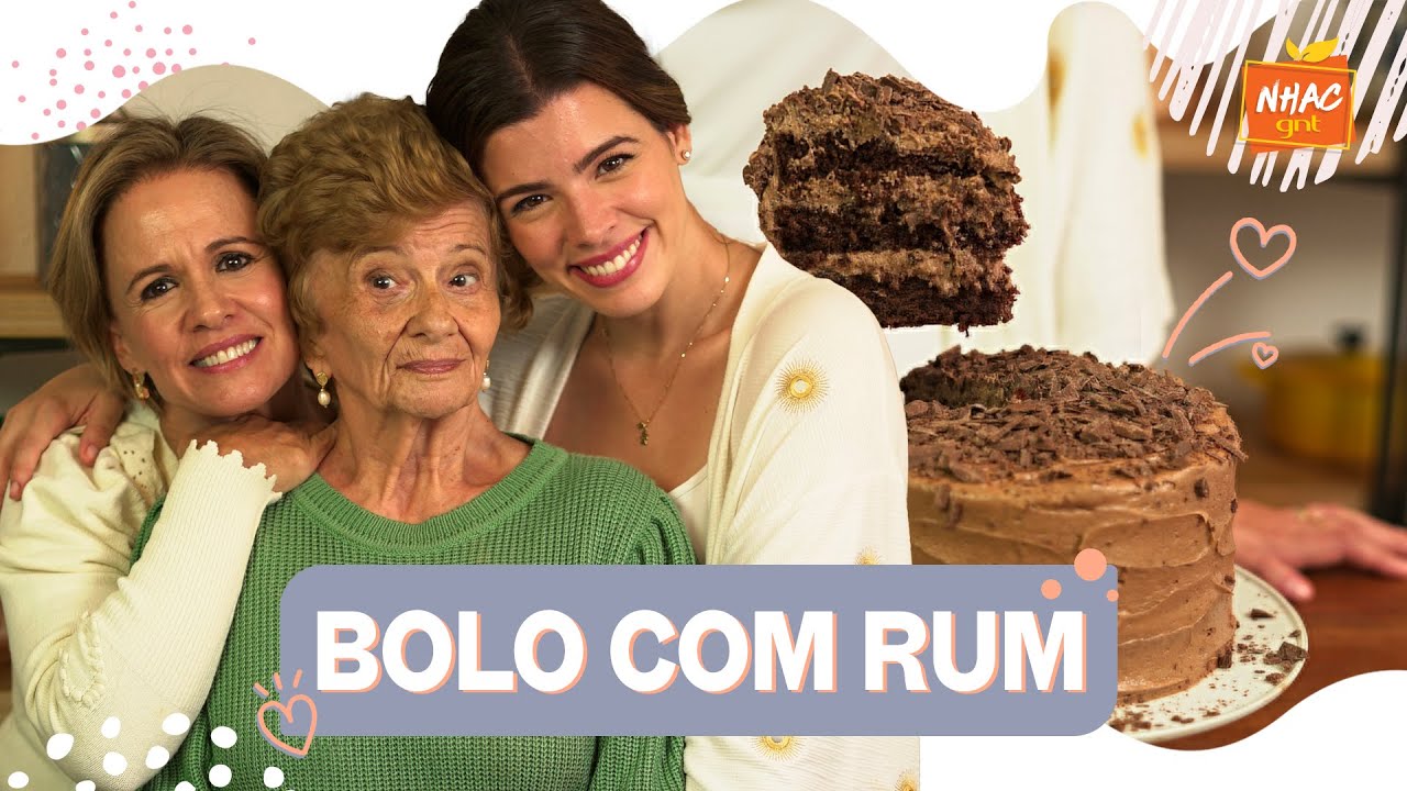 Ju Ferraz, sua mãe e avó fazem BOLO DE CHOCOLATE COM RUM para o DIA DAS MÃES | Ju Ferraz No Nhac