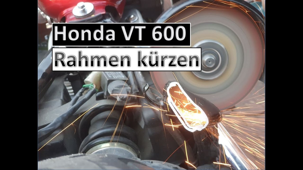 Bobberumbau | Rahmen/Heck kürzen | Honda VT600 Shadow