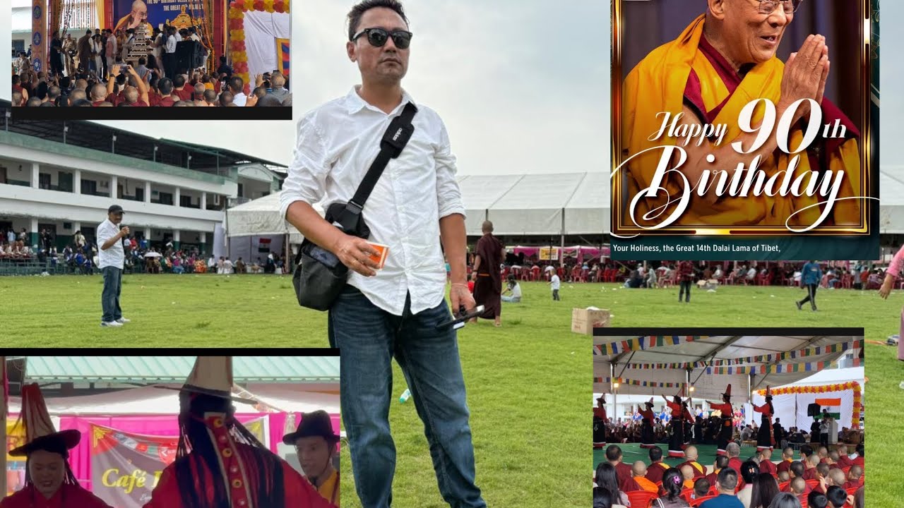 People from Dehradun gathered at clement town to celebrate his holiness 90years birthday 🎂 #viral#