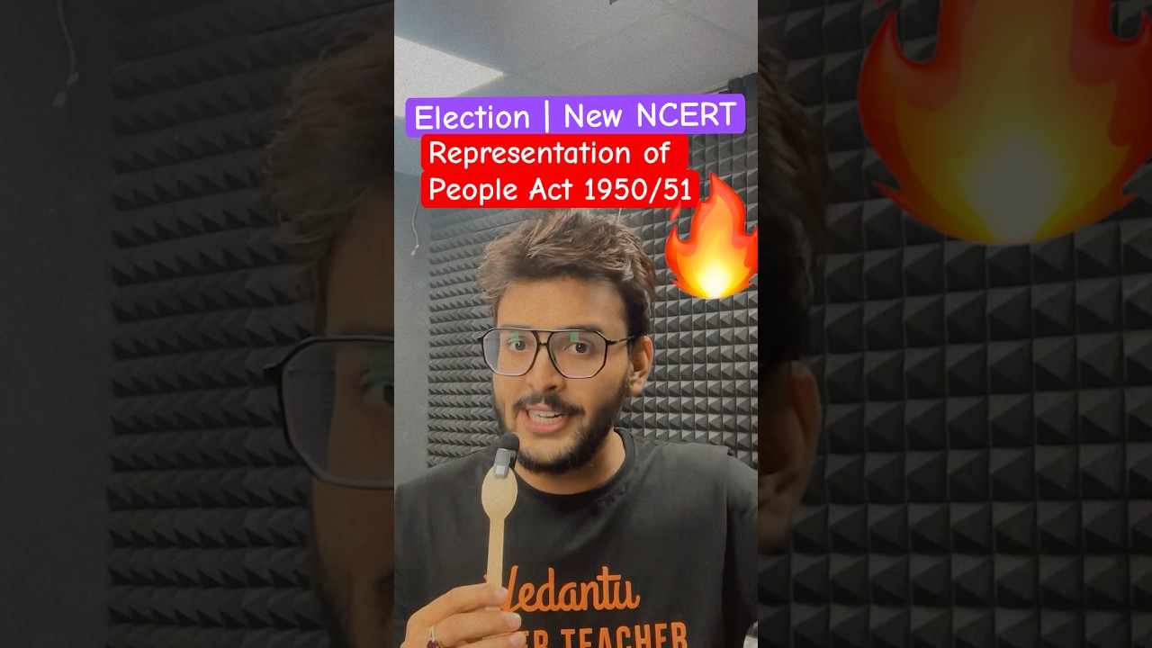 🔥Class 9th|Election|Representation of People Act 1950-1951|New NCERT Social Science|Pranav Pandey