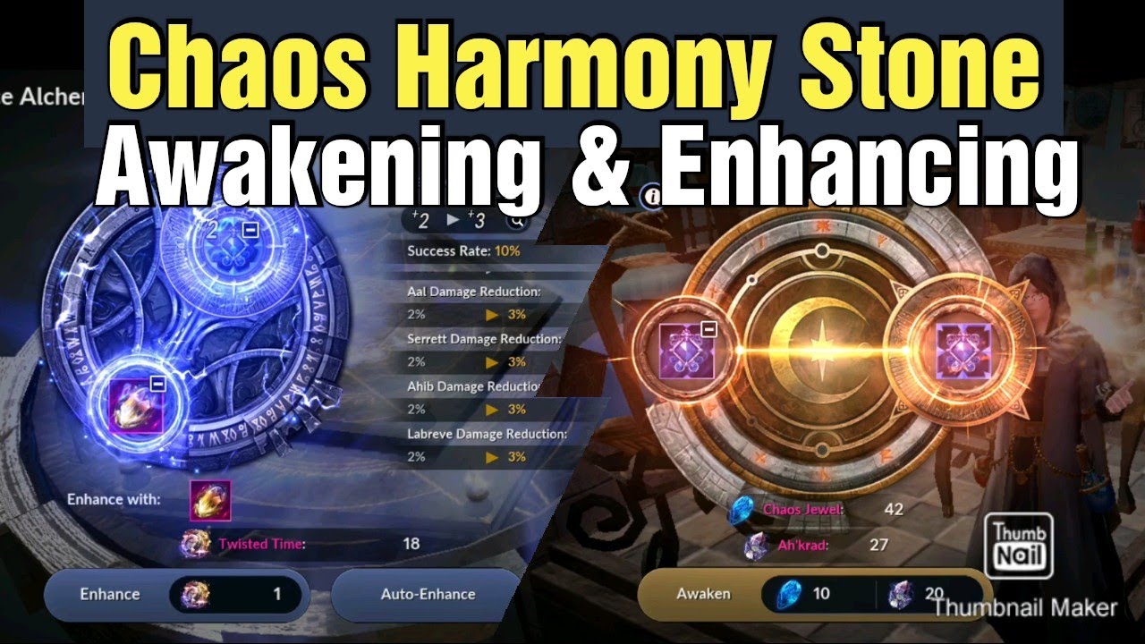 Black Desert Mobile Awakening & Enhancing Chaos Harmony Stone - Worth it?!