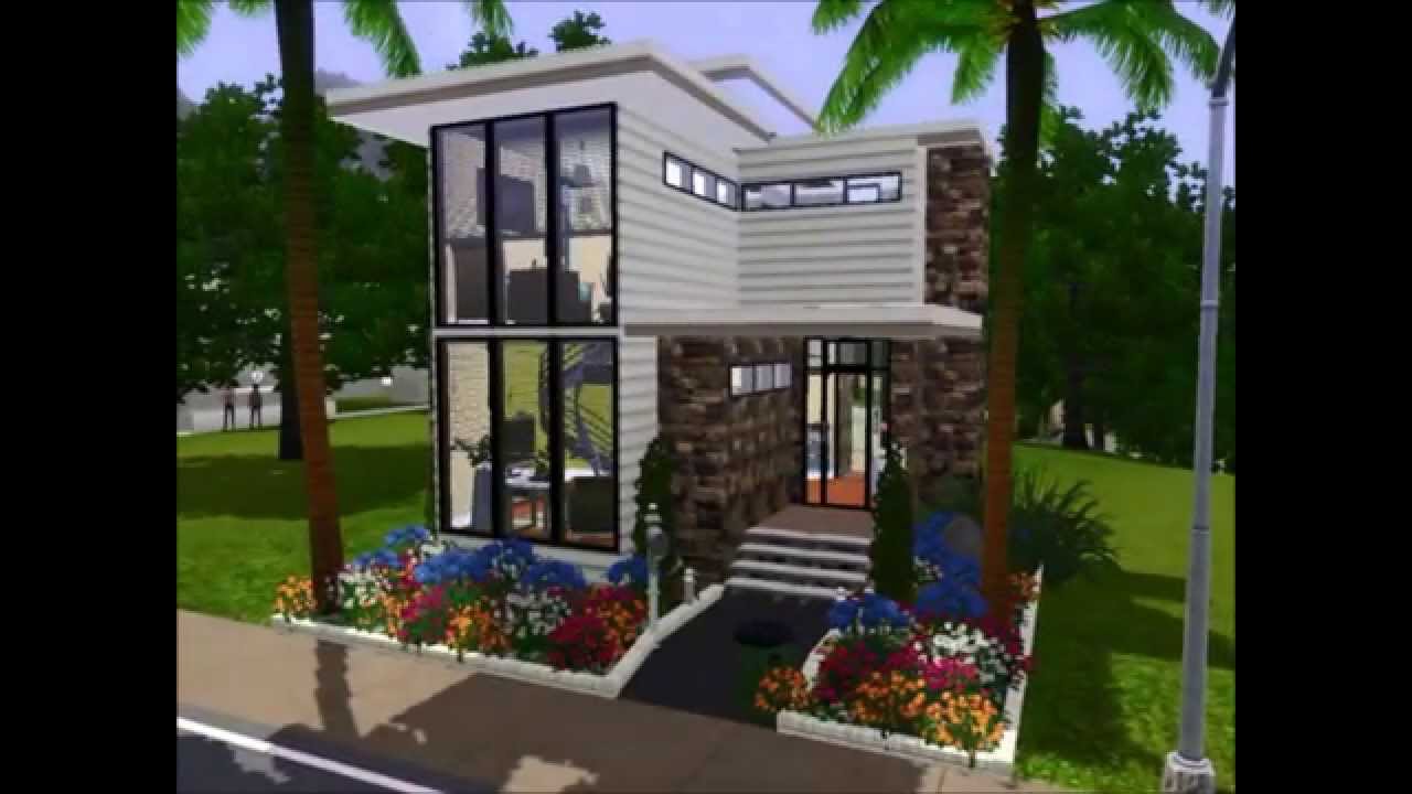 Sims 3 - Mini Modern Studio/Loft House [SimsArchitecture]