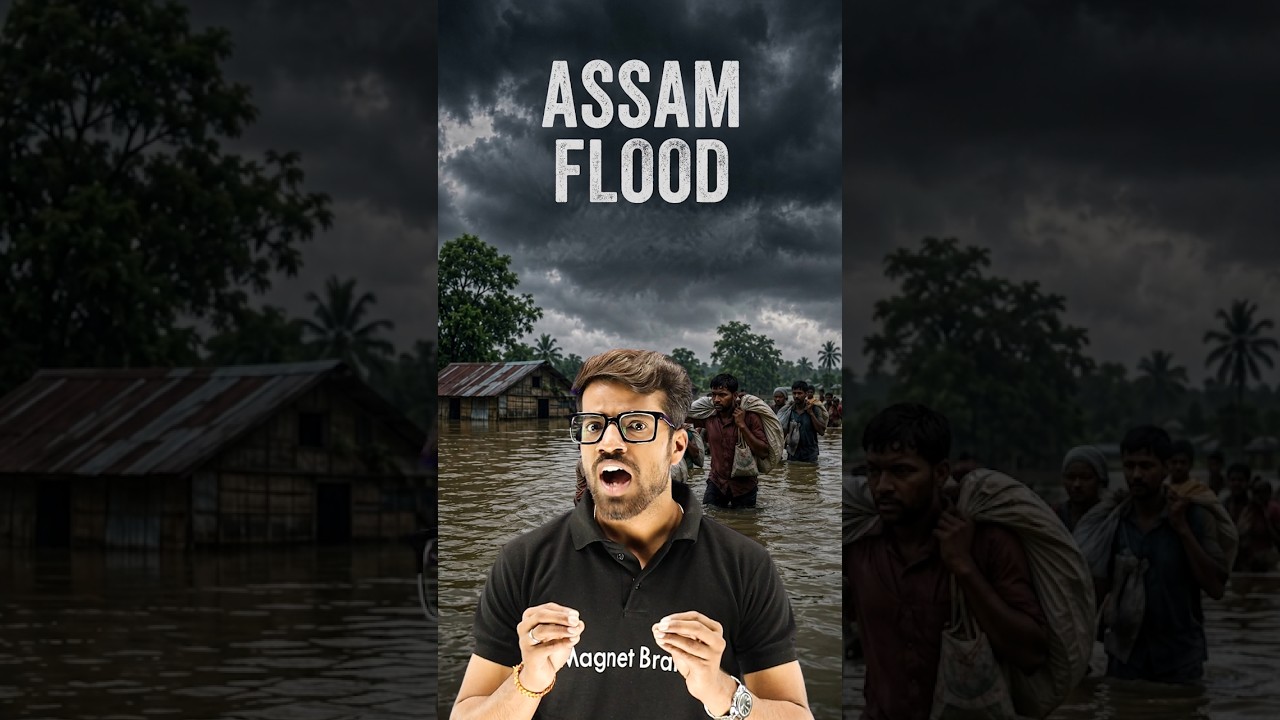 Why Does Assam Flood Every Year? 🌊 | Assam Floods 2026 Explained #shorts