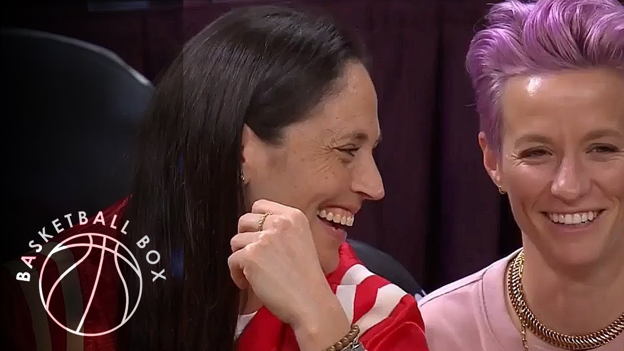 [WNBA] Sue Bird, Megan Rapinoe Mid-Game Interview, WNBA All-Star Game 2019, July 27, 2019
