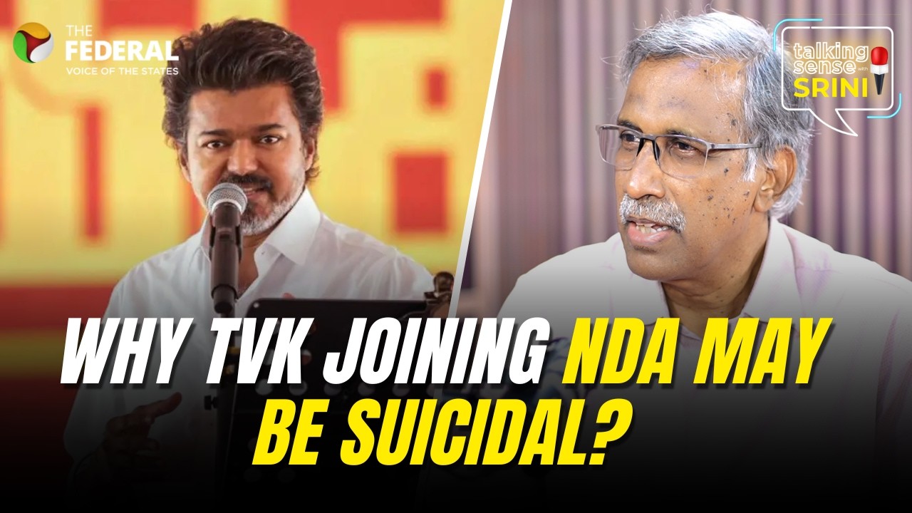 Will Vijay blink as BJP courts TVK to NDA? | Talking Sense With Srini