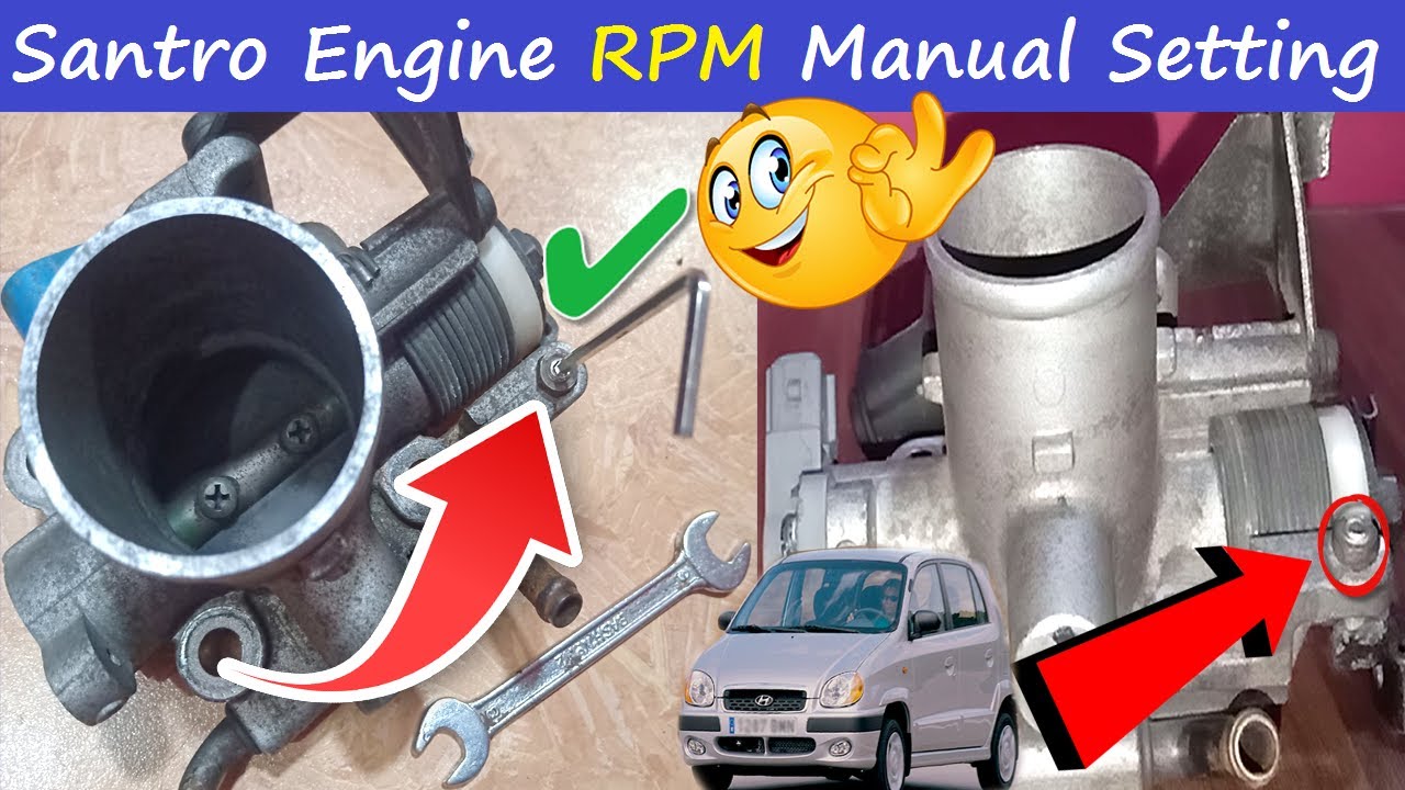 Santro RPM Manual Setting | Santro Engine RPM Setting | Santro RPM Problems | Pakistan |
