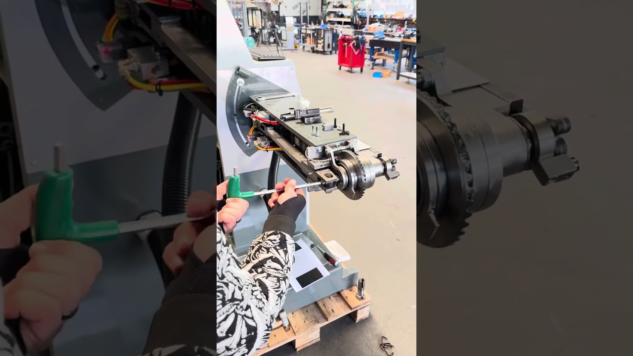 Drahtbiegemaschine Werkzugwechsel