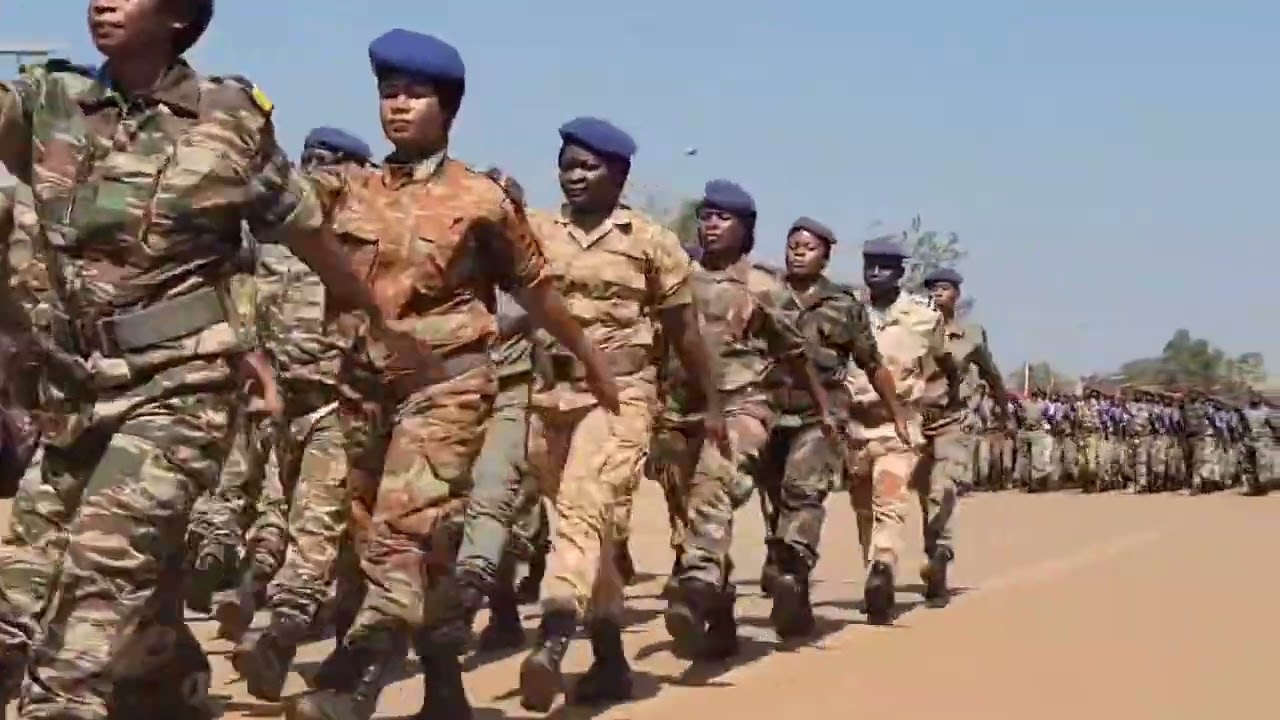 Parade Militaire pour la préparative de la fête du 1er Décembre (Fête National) 🇨🇫 #army #military