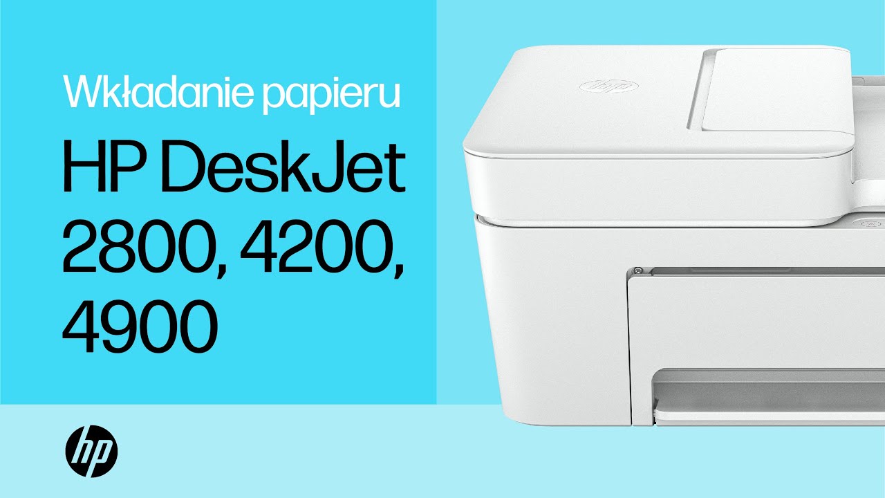 Wkładanie papieru oraz innych arkuszy | Drukarki HP DeskJet serii 2800, 4200, 4900 | HP Support