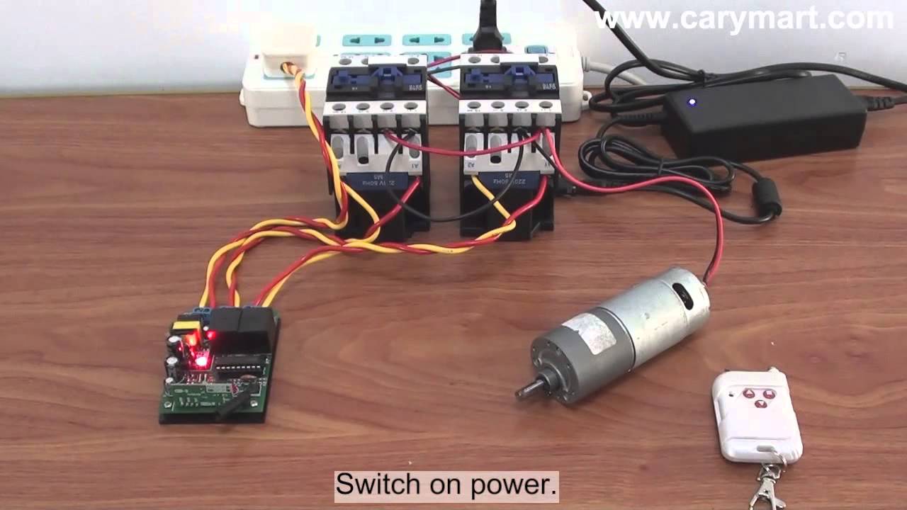 AC Power Output Controller and Contactors Remote Control DC Motor