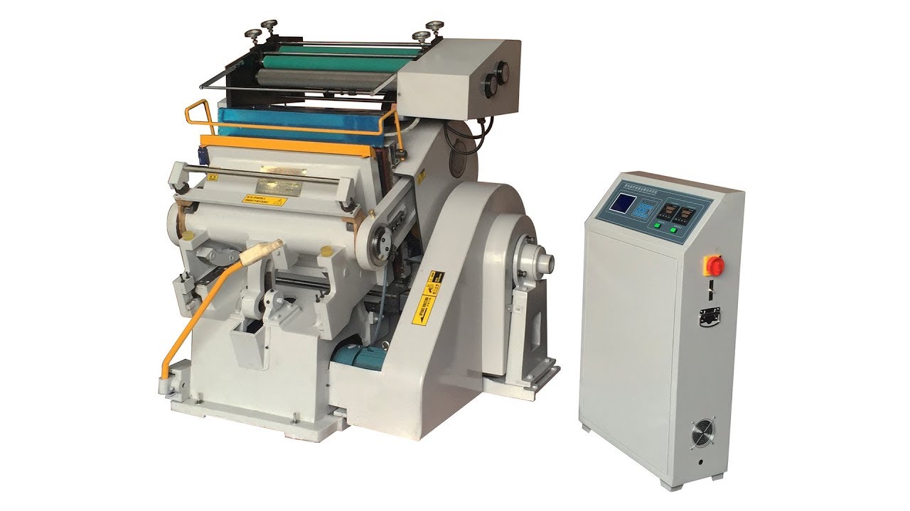 TYMB750 hot foil stamping machine-operation showing