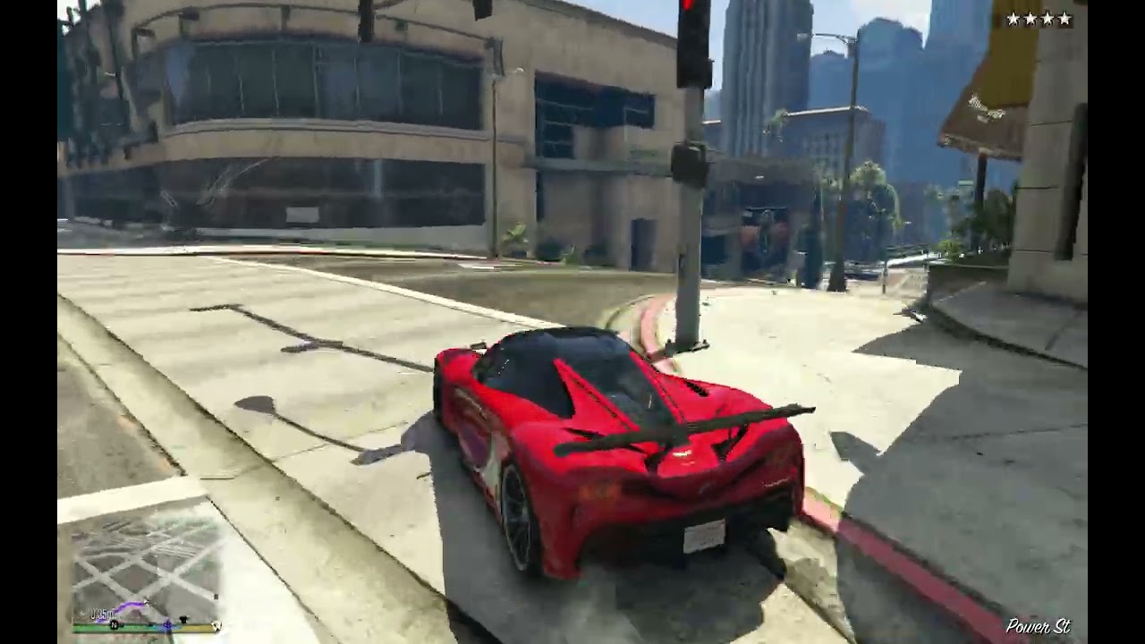 Crazy Streets of Los Santos! Epic GTA V Gameplay Police Chase 4 stars | PART 2