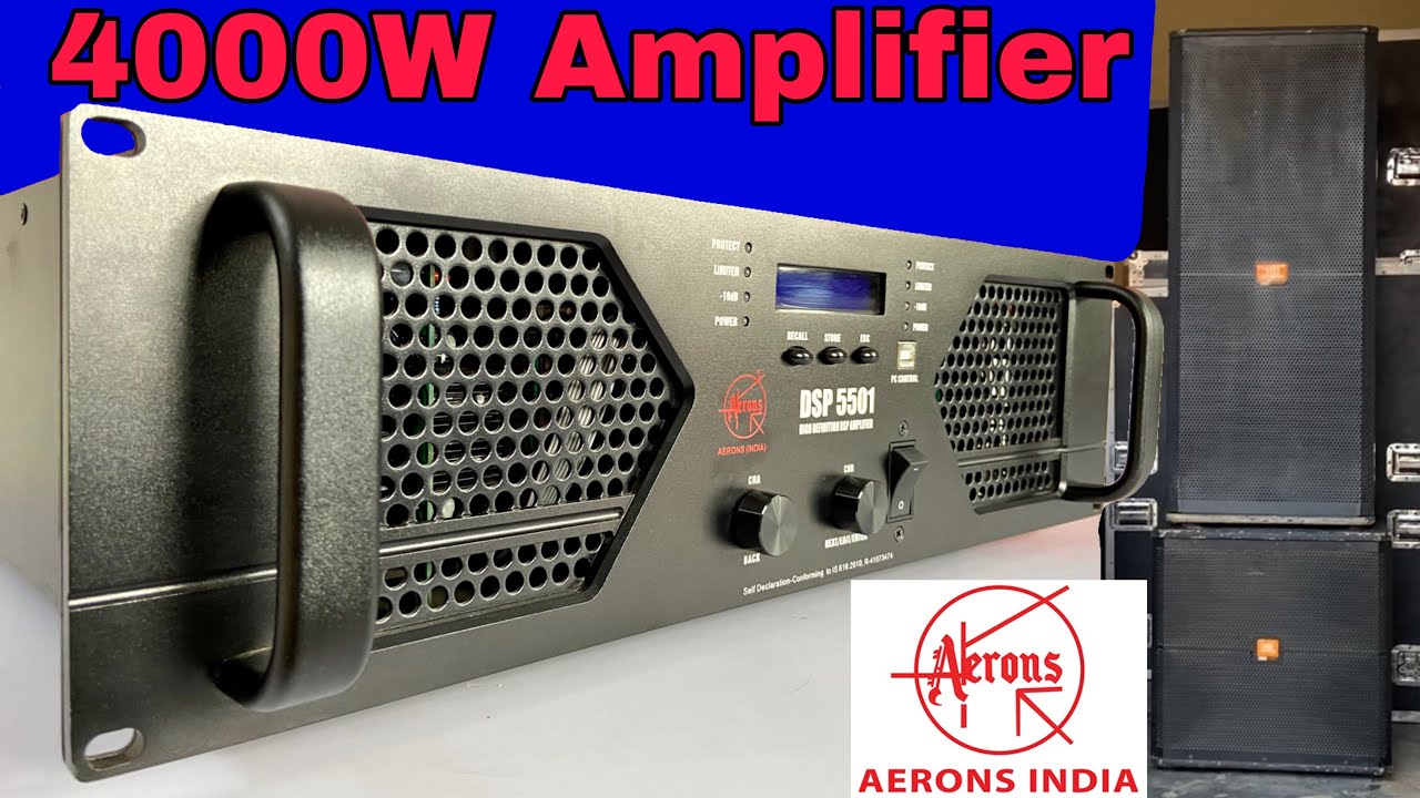 4000W Amplifier Punch मारेगा Bass ओर Top With DSP Feature
