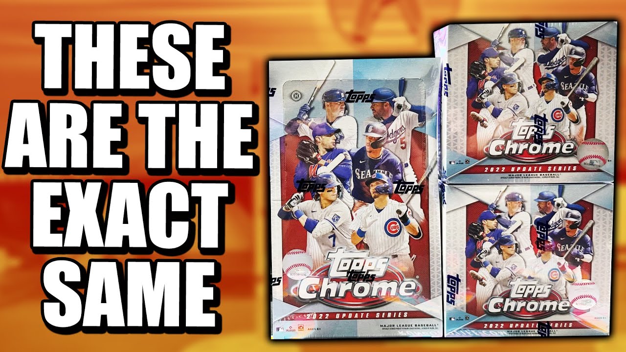 WE ALL GOT DUPED! | 2022 Topps Chrome Update Hobby Box & Mega Box Review