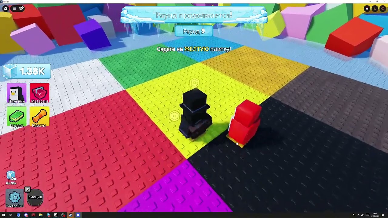 ШОК 😱!!! ПИНГВИНЫ ДЕРУТСЯ в Knockout Roblox 🐧