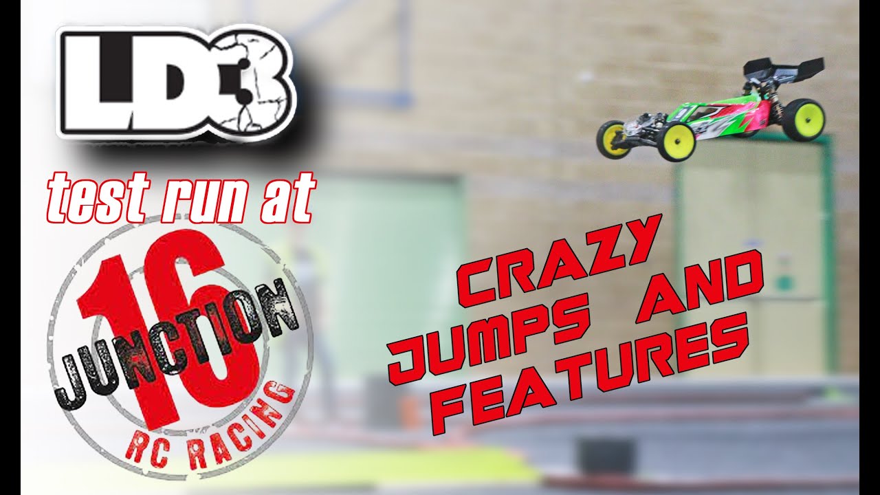 testing the Schumacher LD3 at crazy RC car track layout